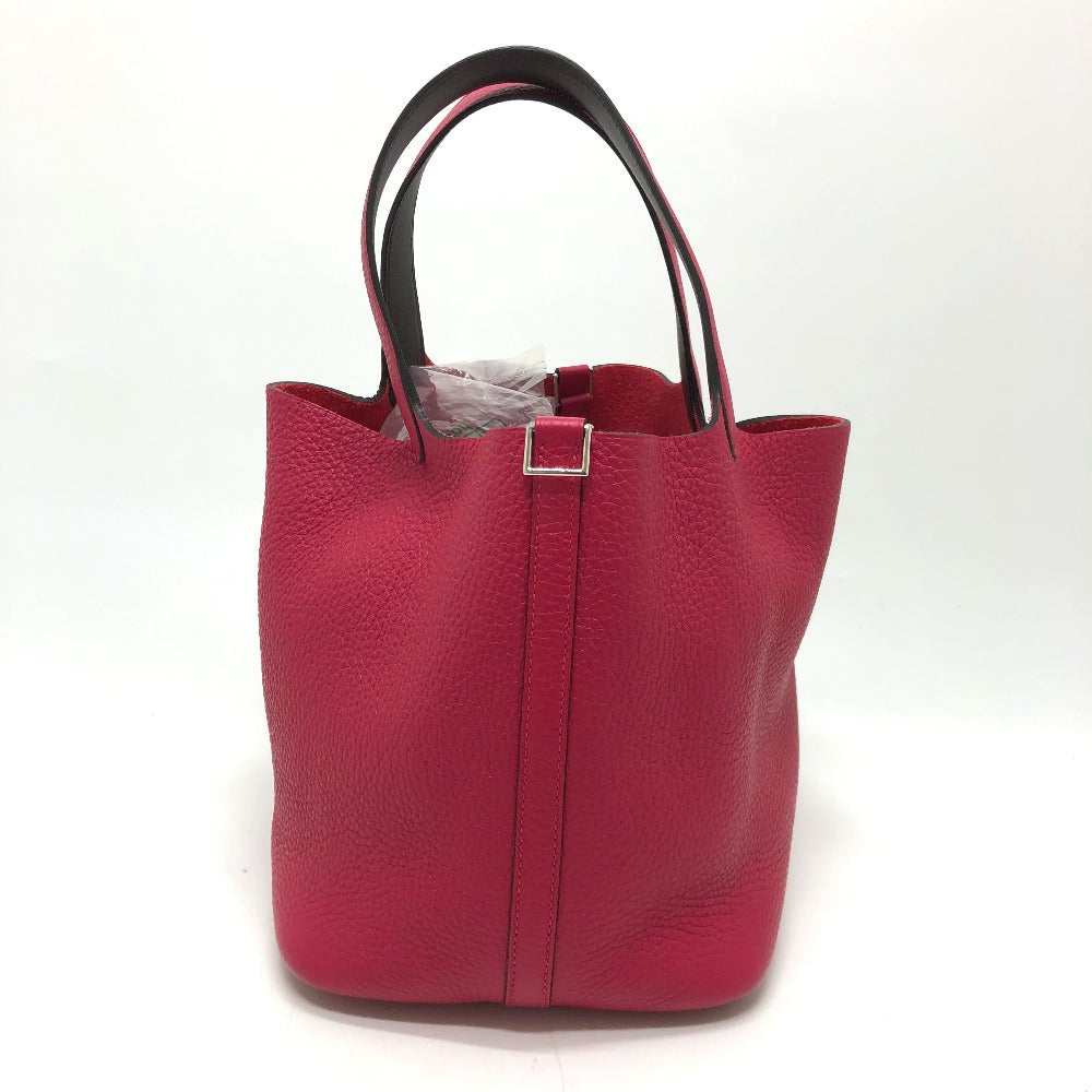 Hermes Handbag Togo Pink Type Tote Bag Picotin Lock Mm 22 Women Used Authentic