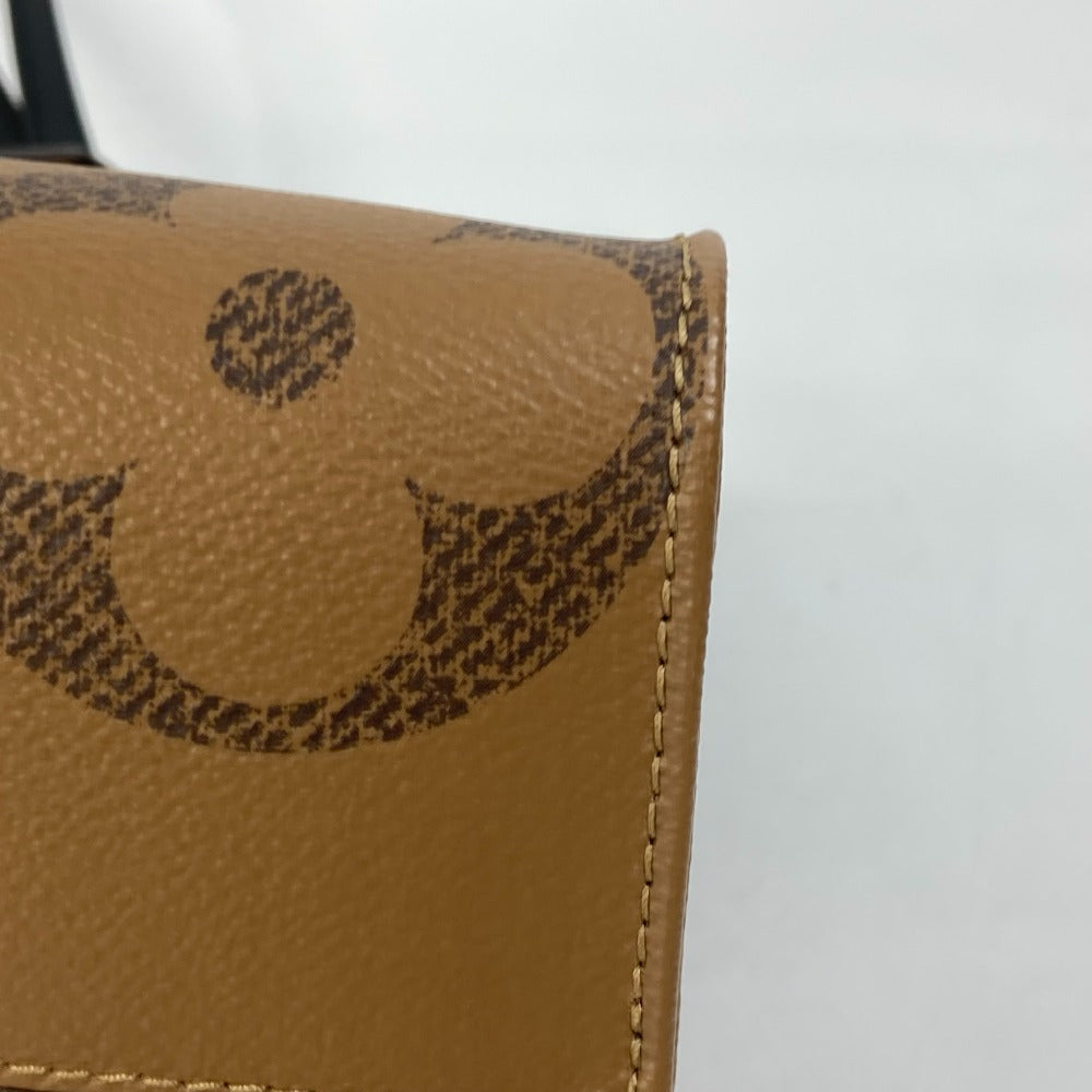 Louis Vuitton Tote Bag M45321 Monogram Giant Canvas Brown Monogram Giant On The Go Mm Women Used Authentic