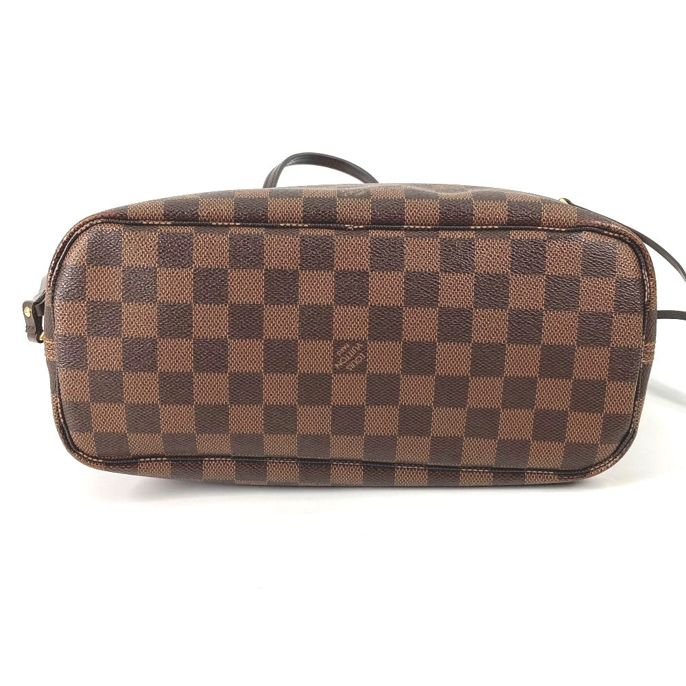 Louis Vuitton Tote Bag N41359 Damier Canvas Brown Damier Never Full Pm Mens Used Authentic