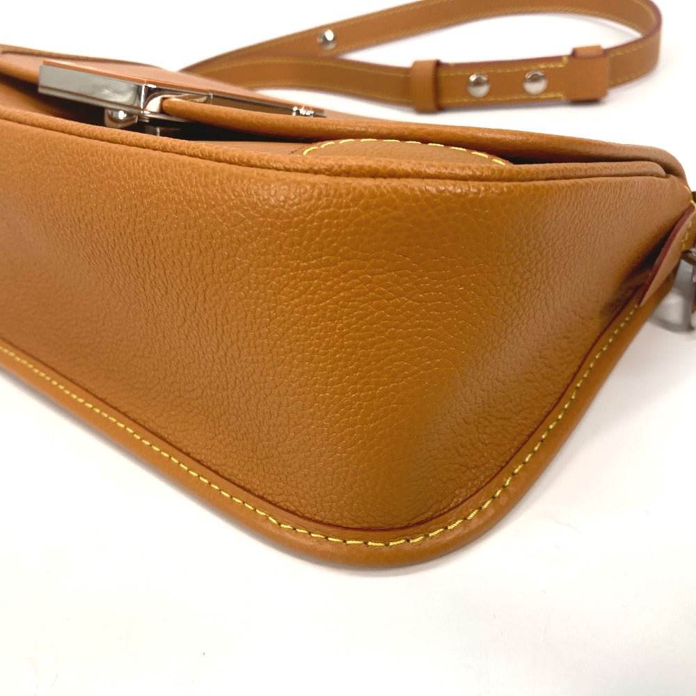 Louis Vuitton Shoulder Bag M59459 Epi Leather Caramel Epi Busy Nm Women Used Authentic