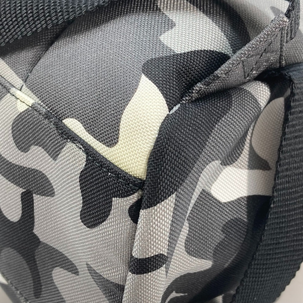 Balenciaga Backpack 6440312 Canvas Gray X Black Camouflage Camouflage Army Mens Used Authentic