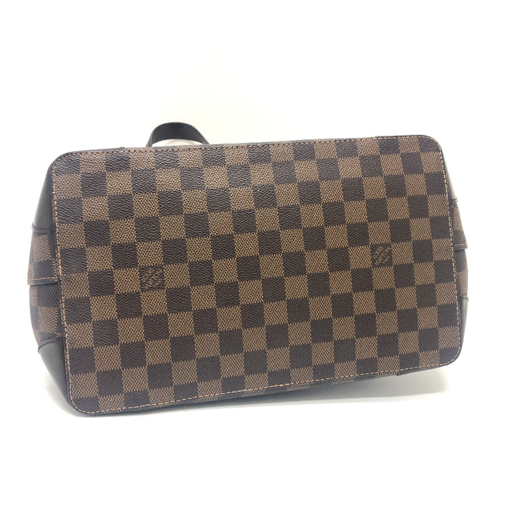 Louis Vuitton Tote Bag N51205 Damier Canvas Brown Damier Hamstead Pm Women Secondhand Authentic