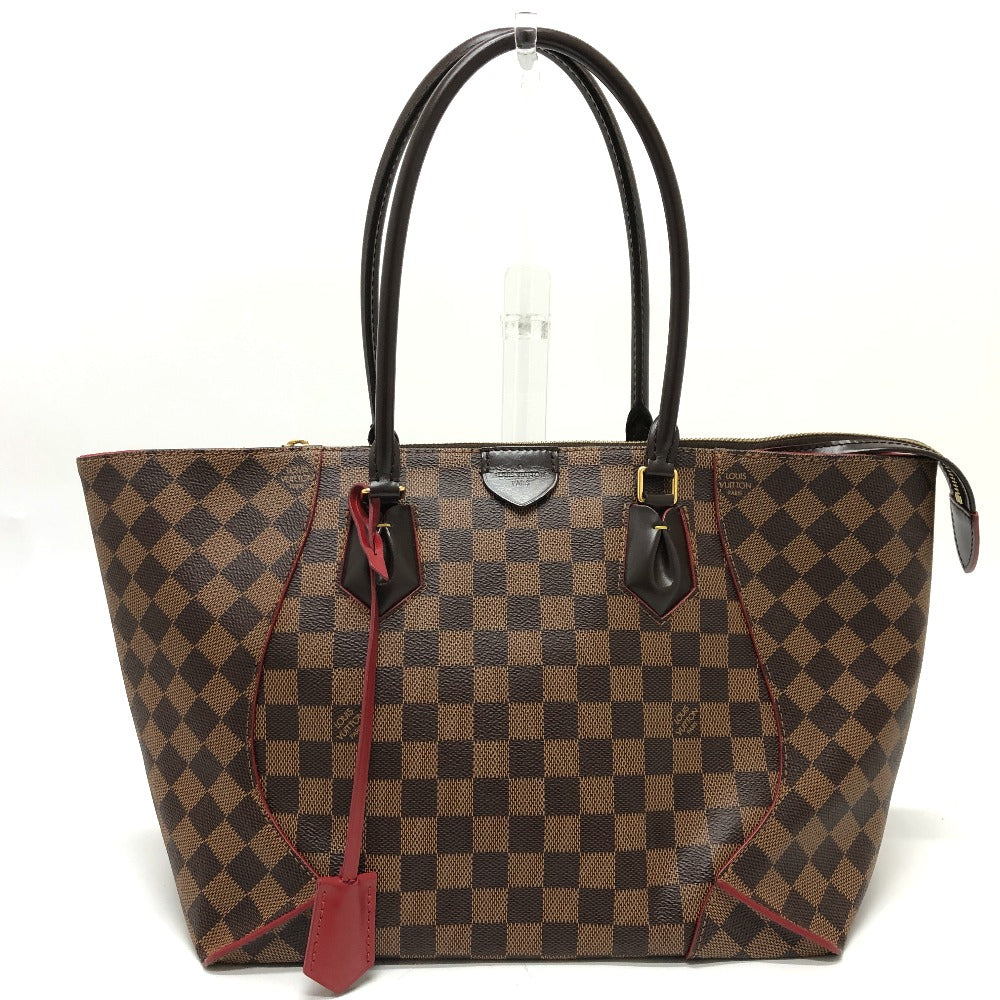 Louis Vuitton Shoulder Bag N41548 Damier Canvas Brown Damier Kaisa Tote Mm Women Used Authentic