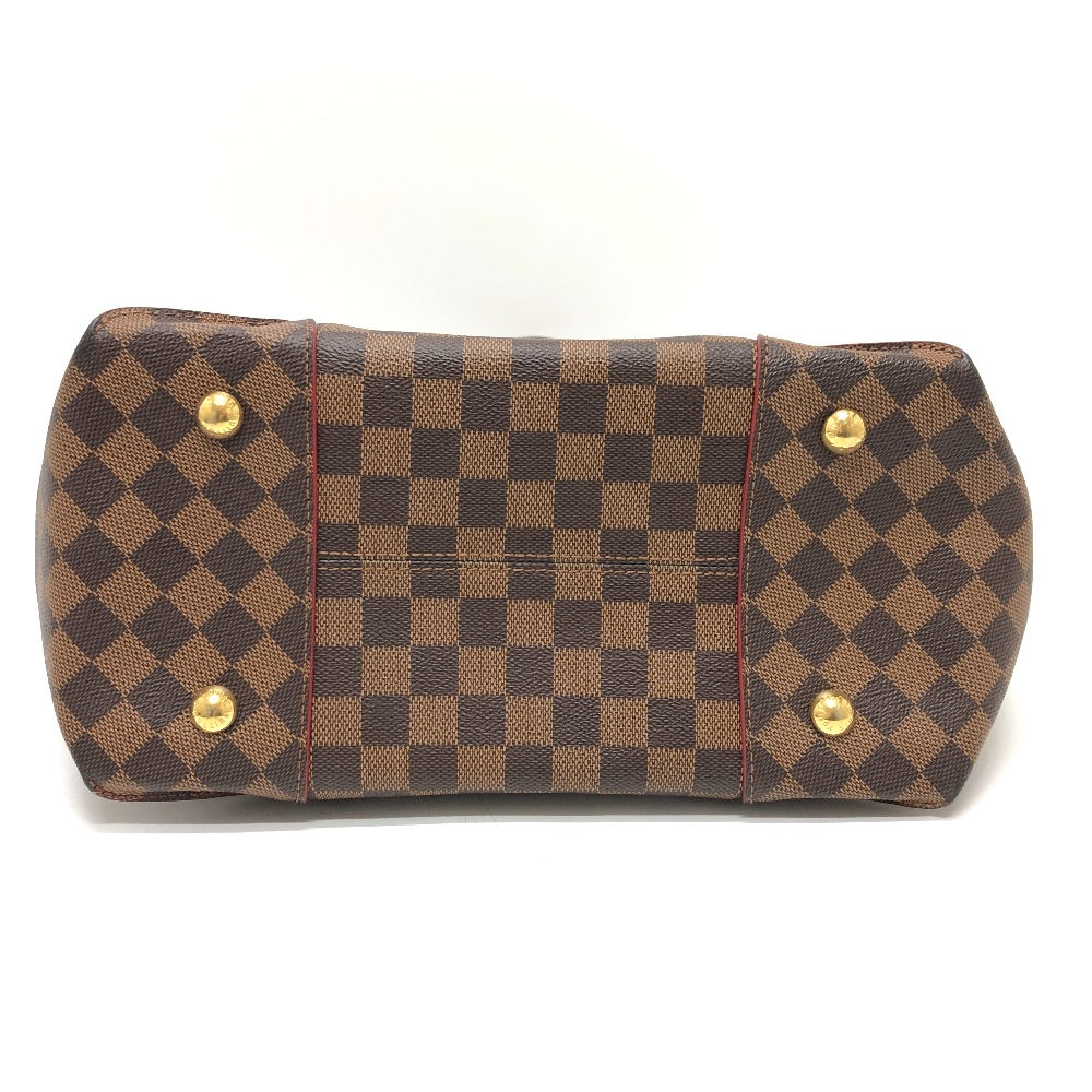 Louis Vuitton Shoulder Bag N41548 Damier Canvas Brown Damier Kaisa Tote Mm Women Used Authentic