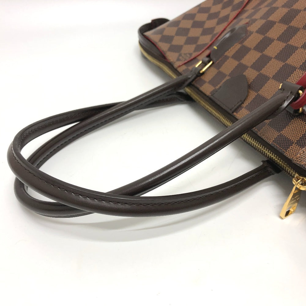 Louis Vuitton Shoulder Bag N41548 Damier Canvas Brown Damier Kaisa Tote Mm Women Used Authentic