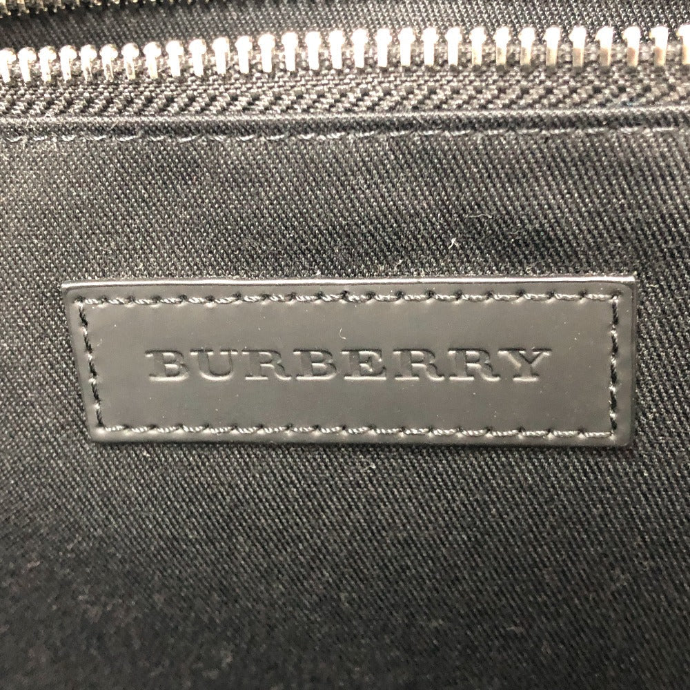 Burberry Backpack Pvc Gray Graphic Women Used Authentic