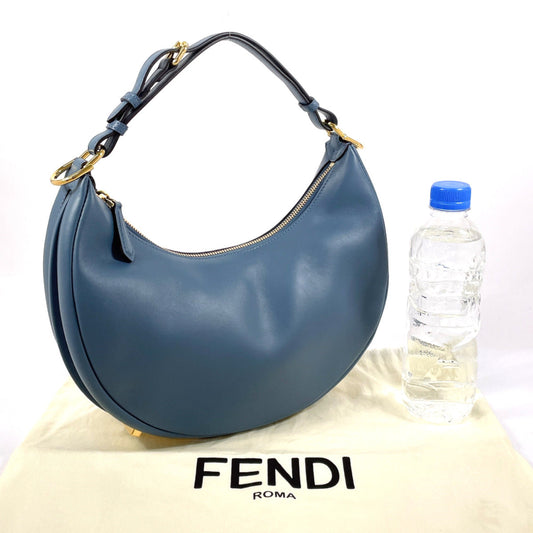 Fendi Handbag 8 Br798 Leather Blue Graphi Small