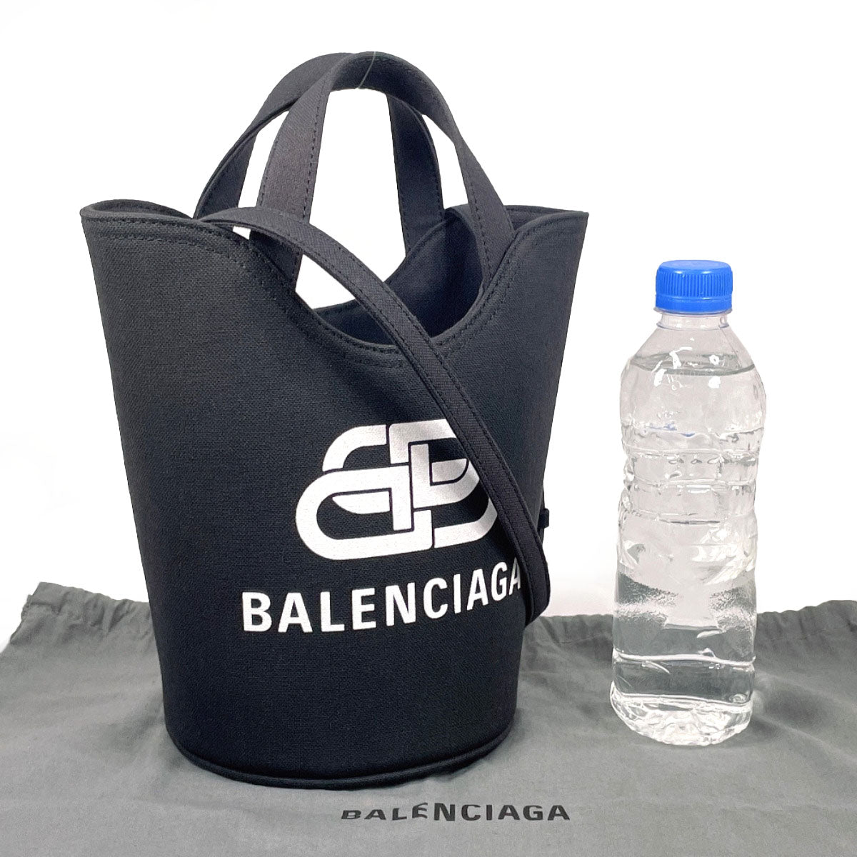 Balenciaga Handbag 619979・1090・S・002123 Canvas Black 2 Way Wave Xs