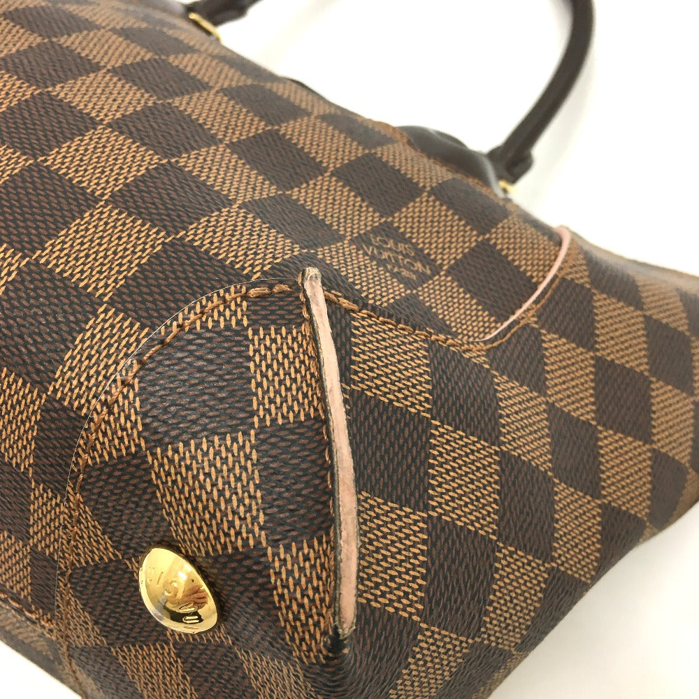 Louis Vuitton Tote Bag N41554 Damier Canvas Brown Damier Kaisatoto Pm Women Used Authentic