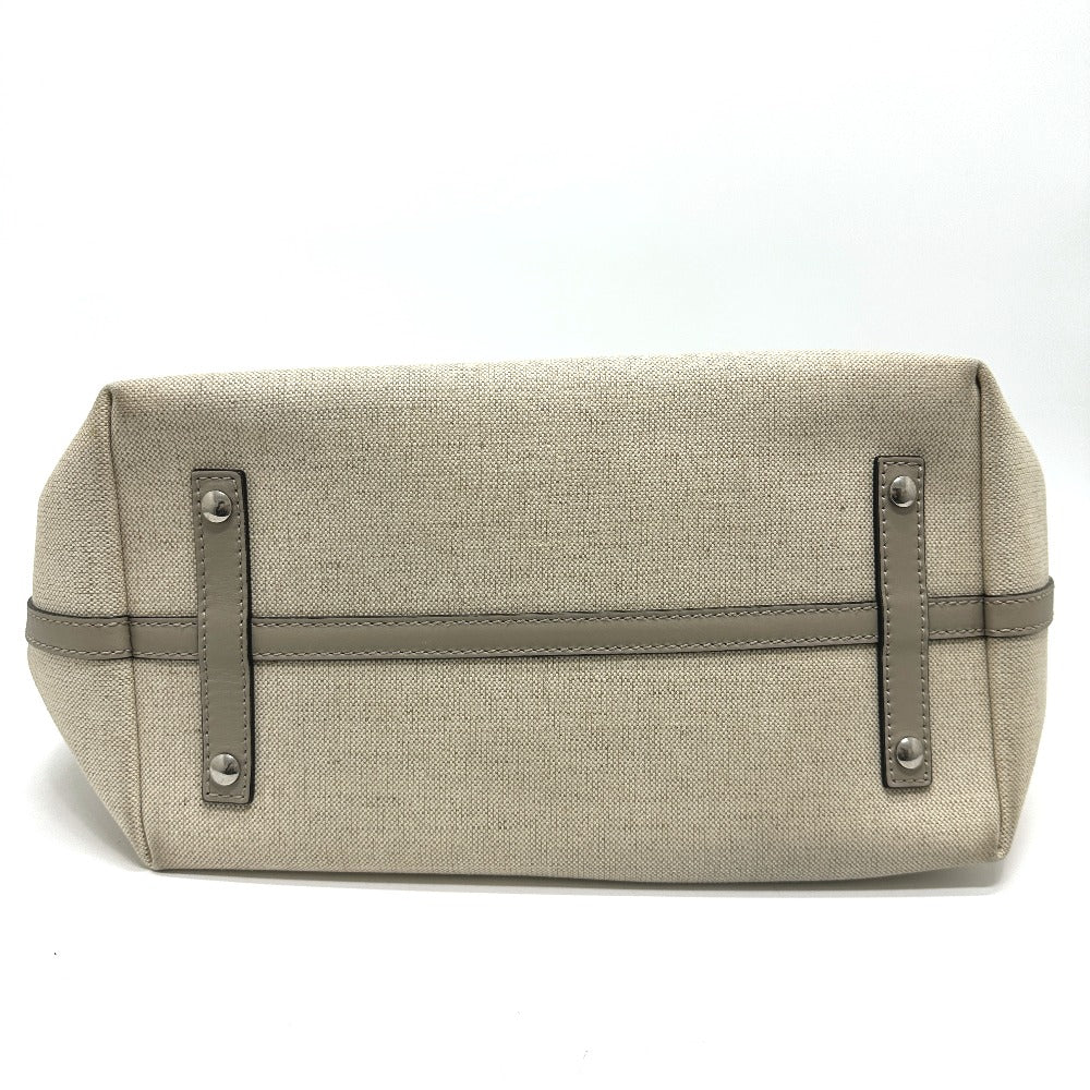 Burberry Handbag 4076673 Canvas / Leather Beige Belt Bag Medium Women Used Authentic