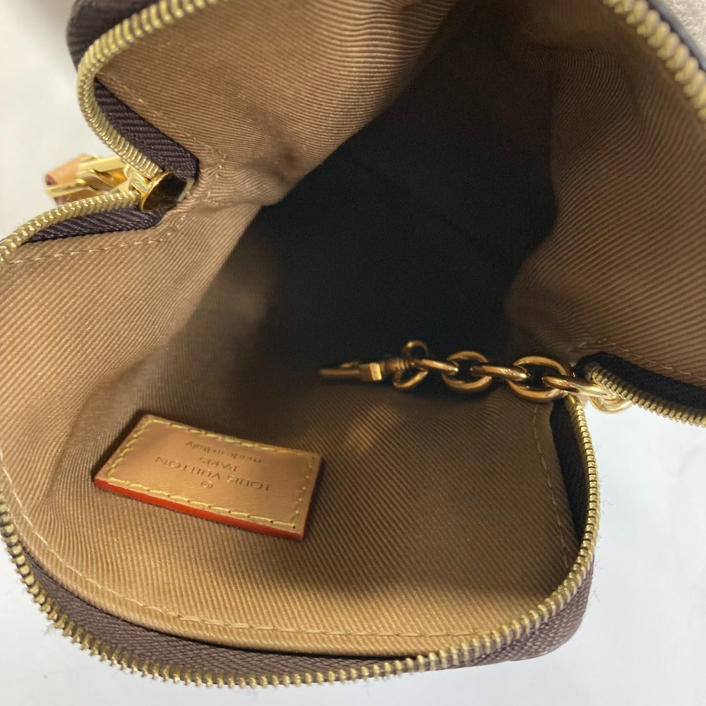 Louis Vuitton Shoulder Bag M80746 Monogram Canvas Brown Monogram Utility Crossbody Women Used Authentic