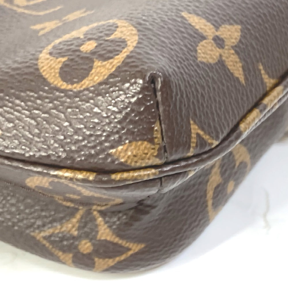 Louis Vuitton Shoulder Bag M80746 Monogram Canvas Brown Monogram Utility Crossbody Women Used Authentic