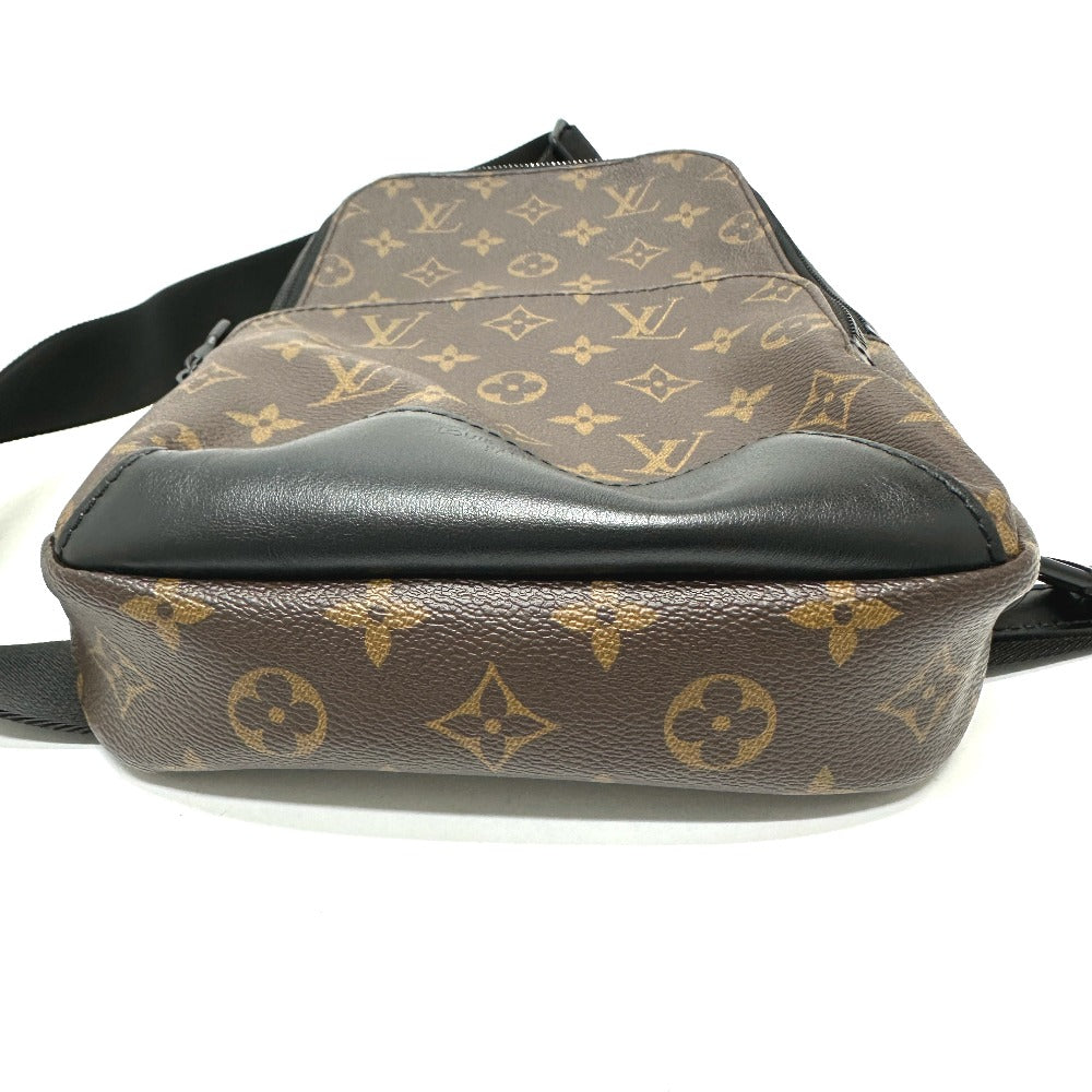 Louis Vuitton Sling Bag M45897 Monogram Macacer Canvas Brown Monogram Macacer Avenue Sling Bag Mens Used Authentic