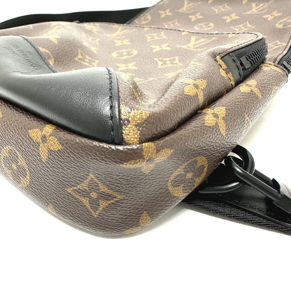 Louis Vuitton Sling Bag M45897 Monogram Macacer Canvas Brown Monogram Macacer Avenue Sling Bag Mens Used Authentic