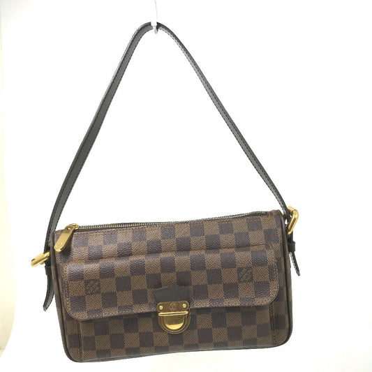 Louis Vuitton Shoulder Bag N60006 Damier Canvas Brown Damier Ravello Gm Women Used Authentic