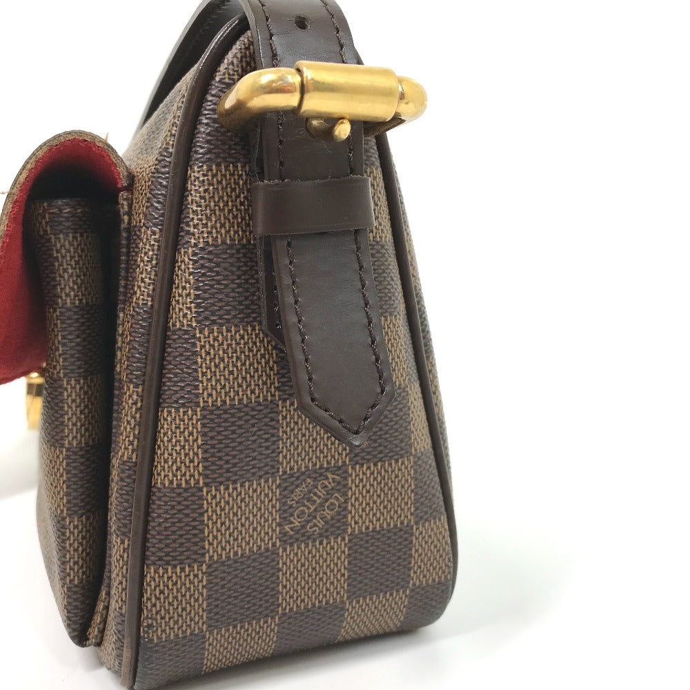 Louis Vuitton Shoulder Bag N60006 Damier Canvas Brown Damier Ravello Gm Women Used Authentic