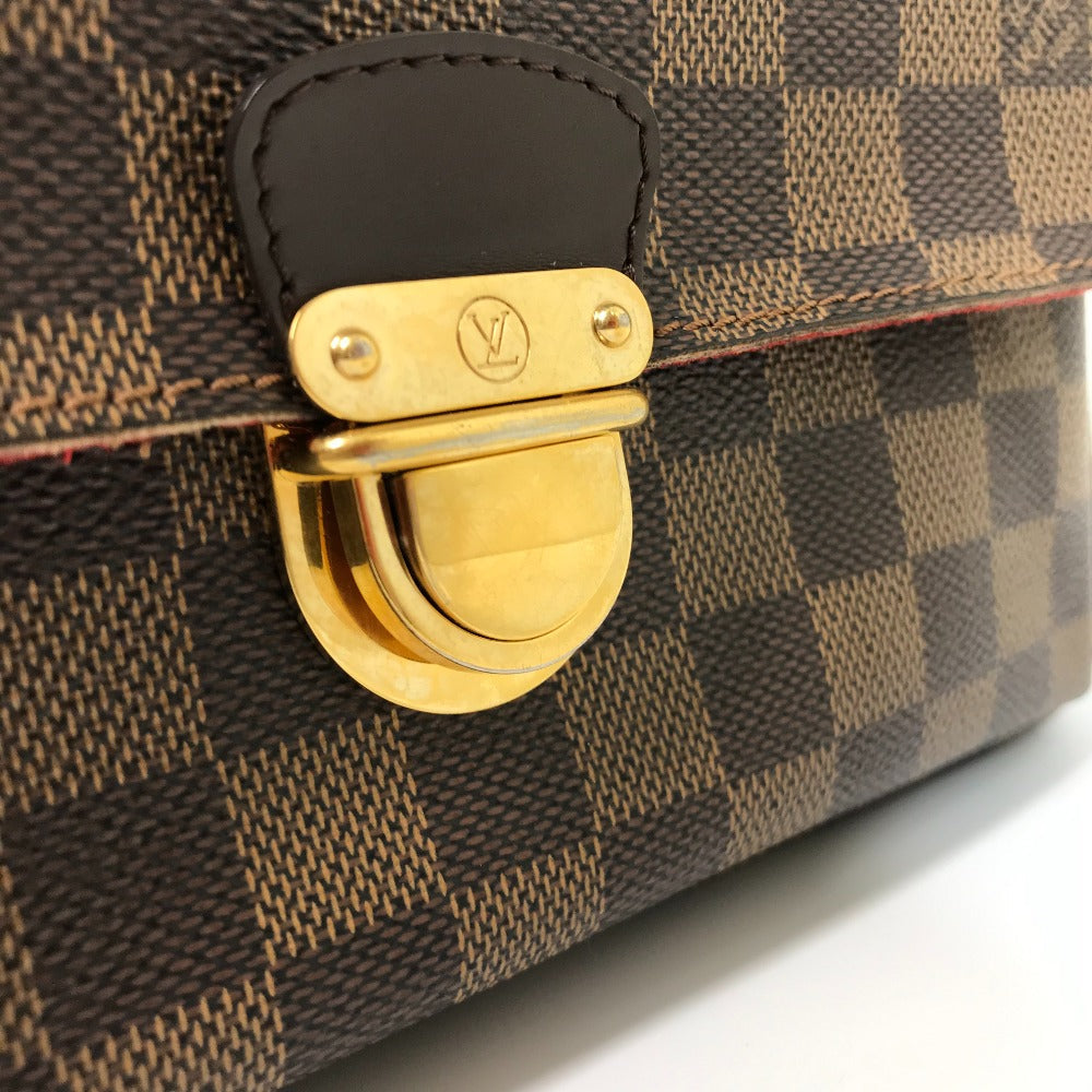 Louis Vuitton Shoulder Bag N60006 Damier Canvas Brown Damier Ravello Gm Women Used Authentic