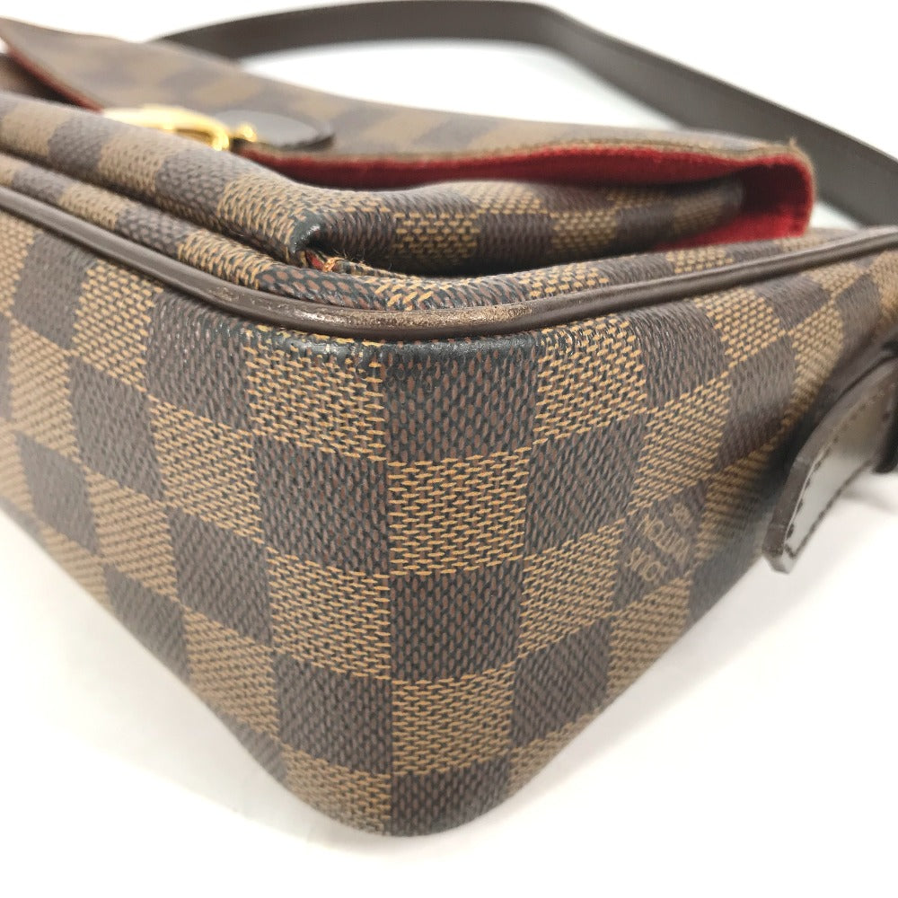 Louis Vuitton Shoulder Bag N60006 Damier Canvas Brown Damier Ravello Gm Women Used Authentic