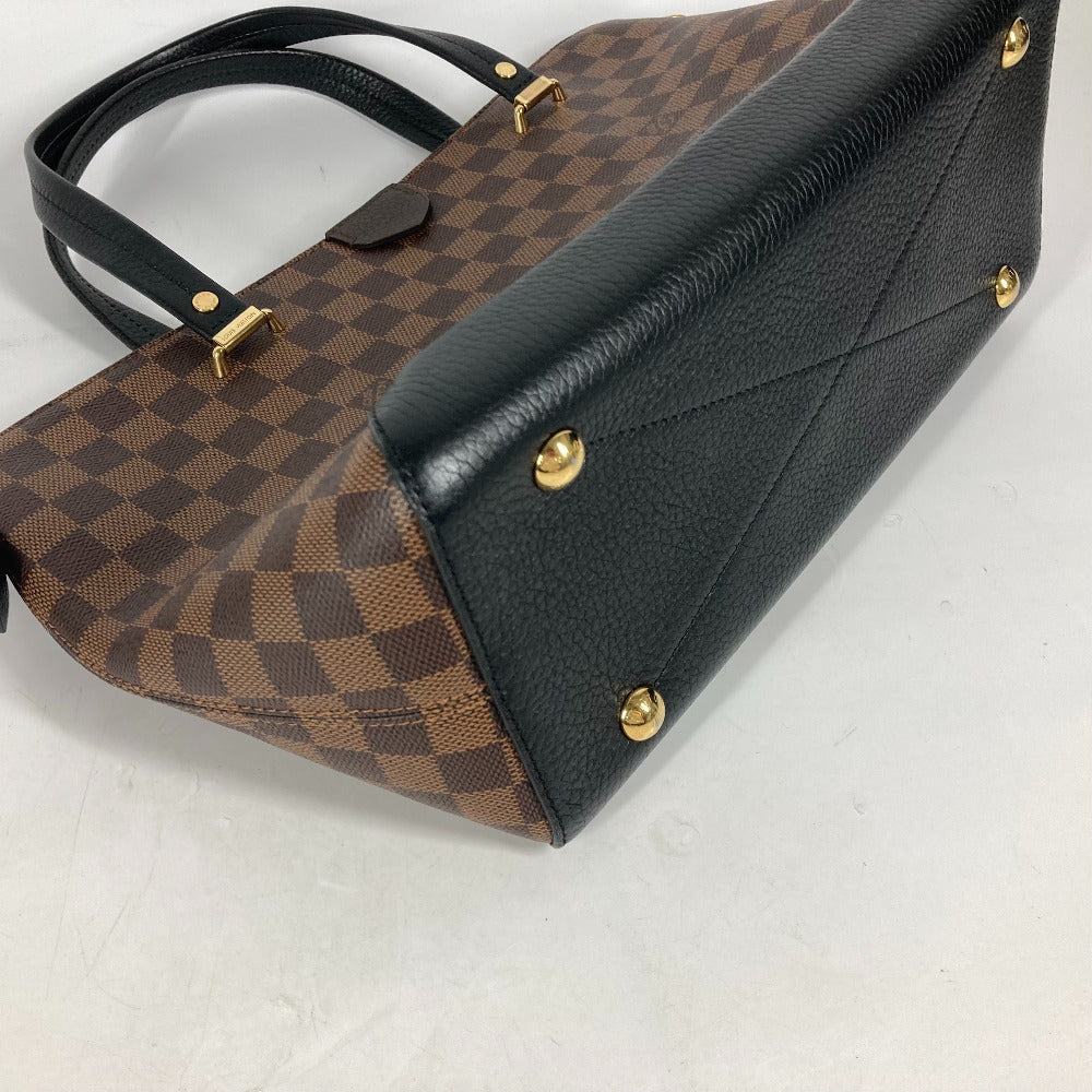 Louis Vuitton Shoulder Bag N41014 Damier Canvas Brown Damier Hyde Park Women Used Authentic