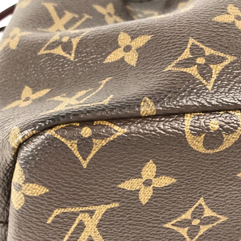 Louis Vuitton Pouch M43445 Monogram Canvas Brown Monogram Drawstring Bag Posh Noe Women Used Authentic