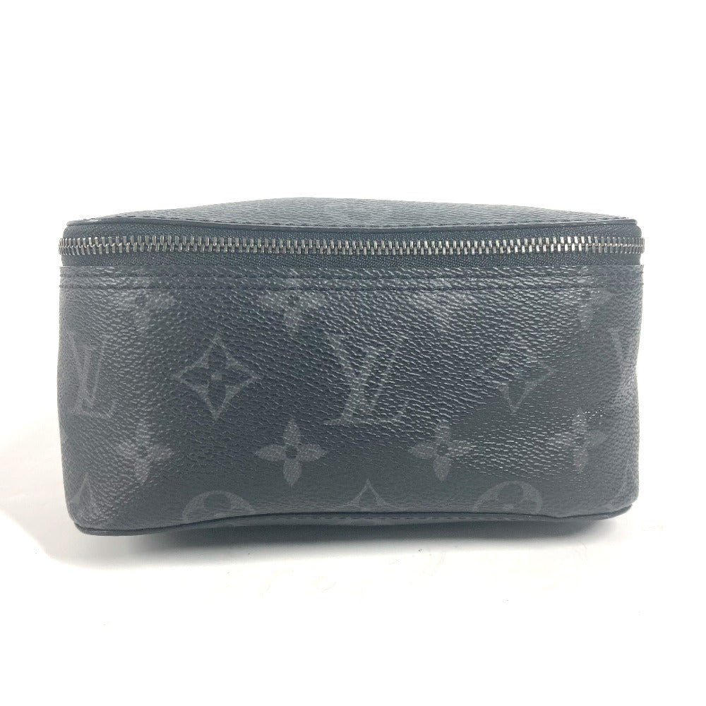 Louis Vuitton Pouch M44697 Monogram Eclipse Canvas Black Monogram Eclipse Cube De Langemont Pm Women Used Authentic