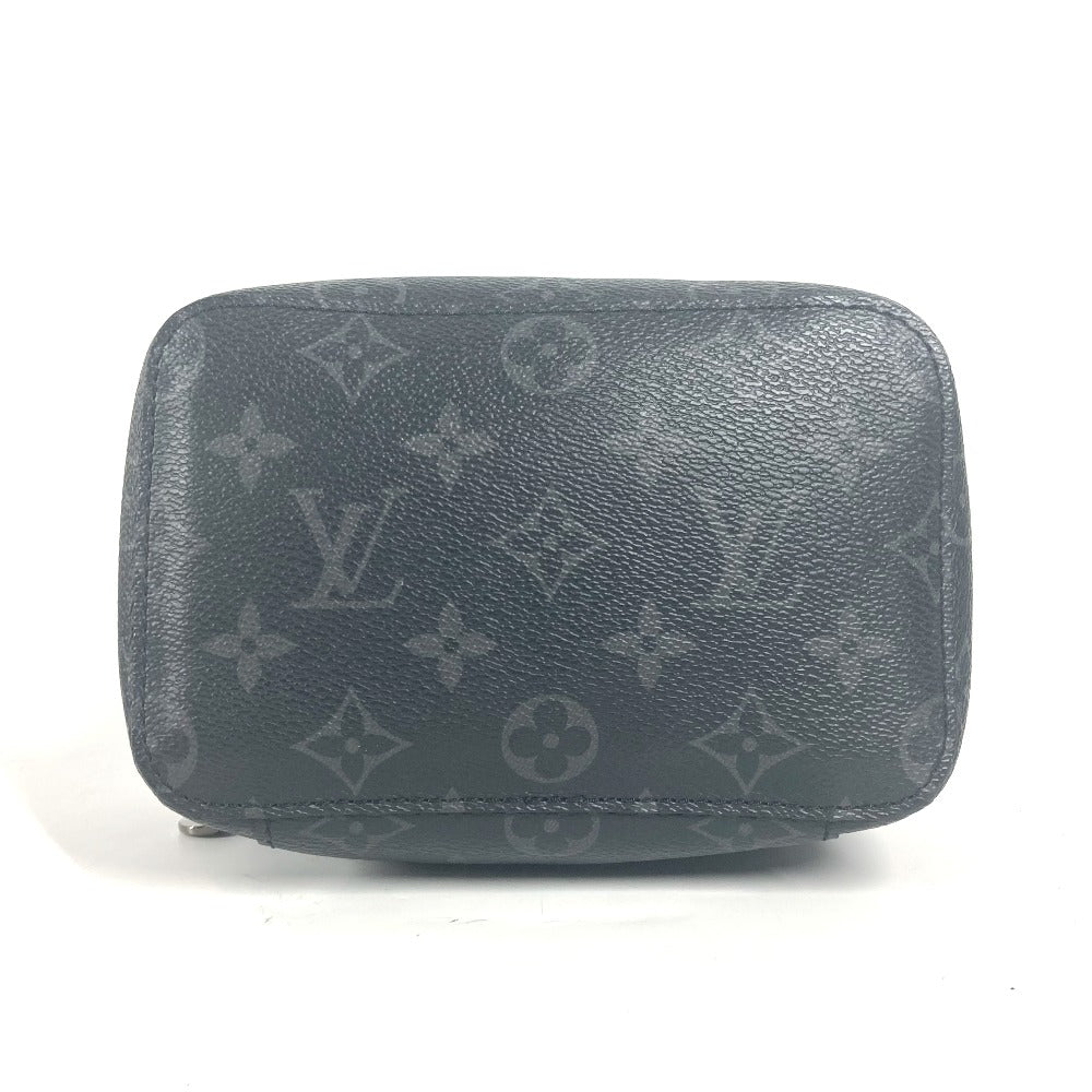 Louis Vuitton Pouch M44697 Monogram Eclipse Canvas Black Monogram Eclipse Cube De Langemont Pm Women Used Authentic