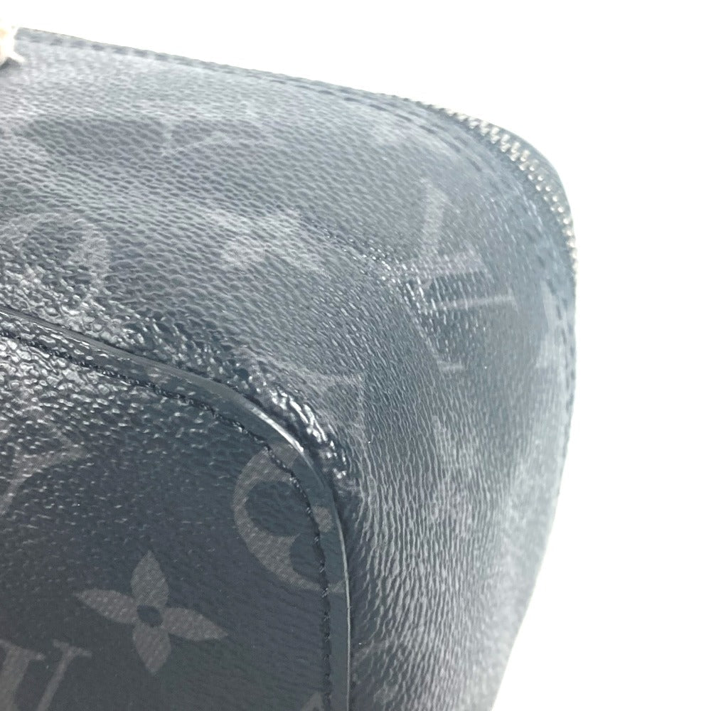 Louis Vuitton Pouch M44697 Monogram Eclipse Canvas Black Monogram Eclipse Cube De Langemont Pm Women Used Authentic