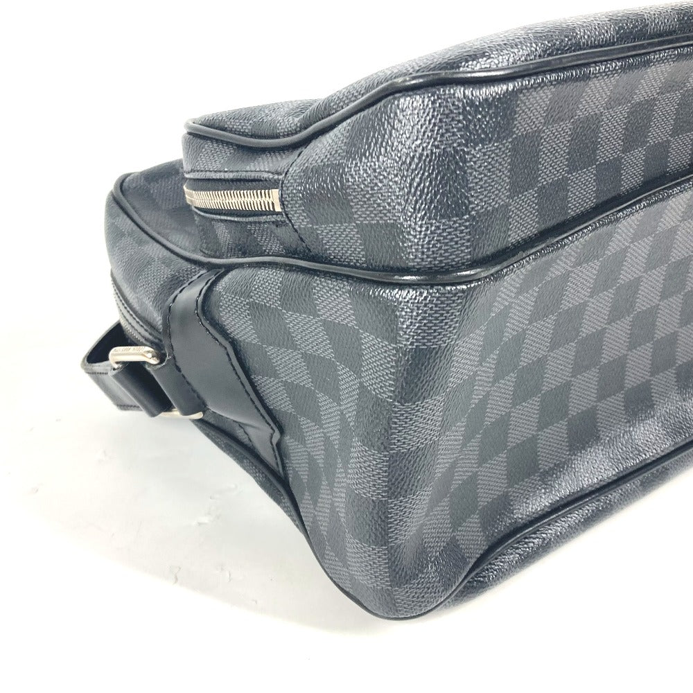 Louis Vuitton Shoulder Bag N45252 Damier Grafitto Canvas Black Damier Grafitte Io Mens(unisex) Used Authentic