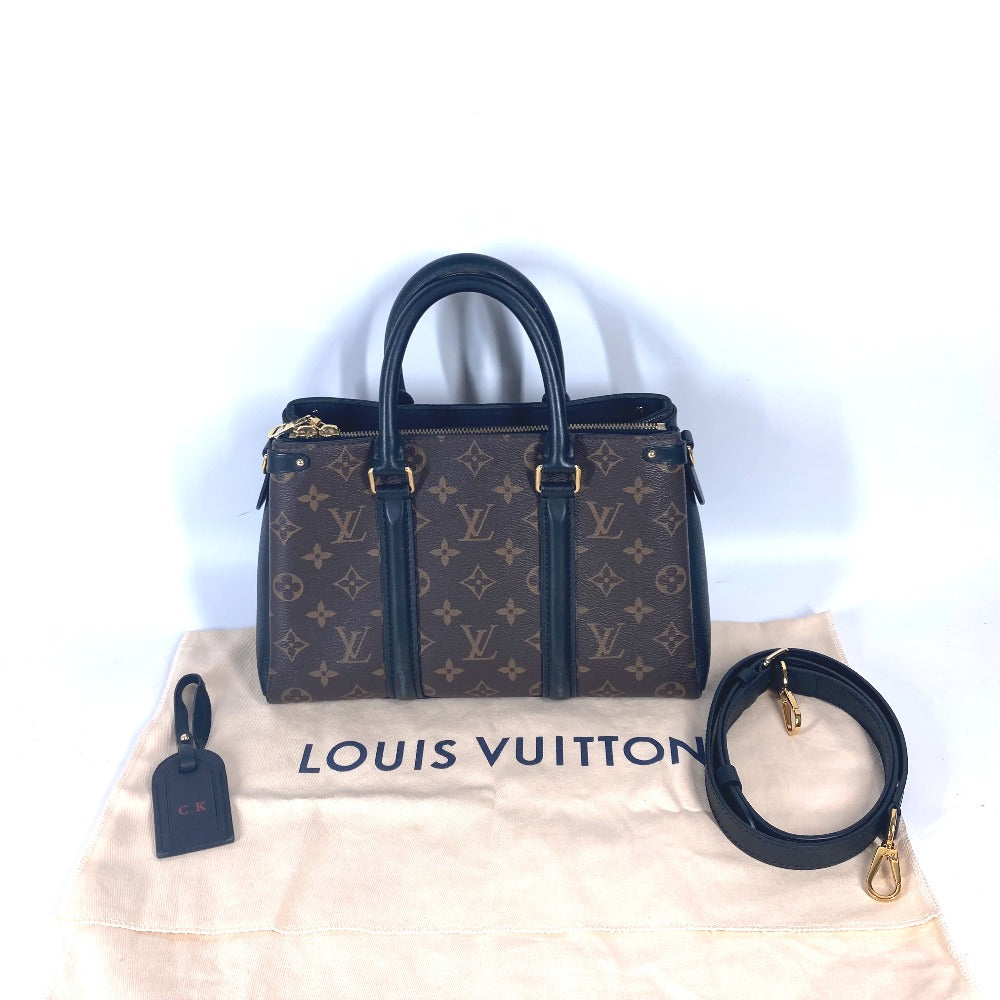 Louis Vuitton Handbag M44898 Monogram Canvas Brown Monogram Sufro Nv Bb Women Used Authentic