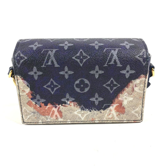 Louis Vuitton Shoulder Bag M82900 Monogram Canvas Navy Monogram Bleach Steamer Wearable Wallet Unisex(unisex) Used Authentic