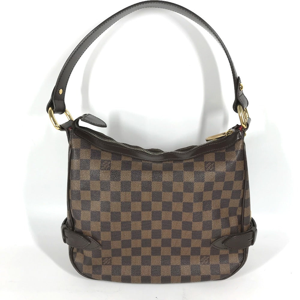 Louis Vuitton Shoulder Bag N51200 Damier Canvas Brown Damier Highbury Women Used Authentic