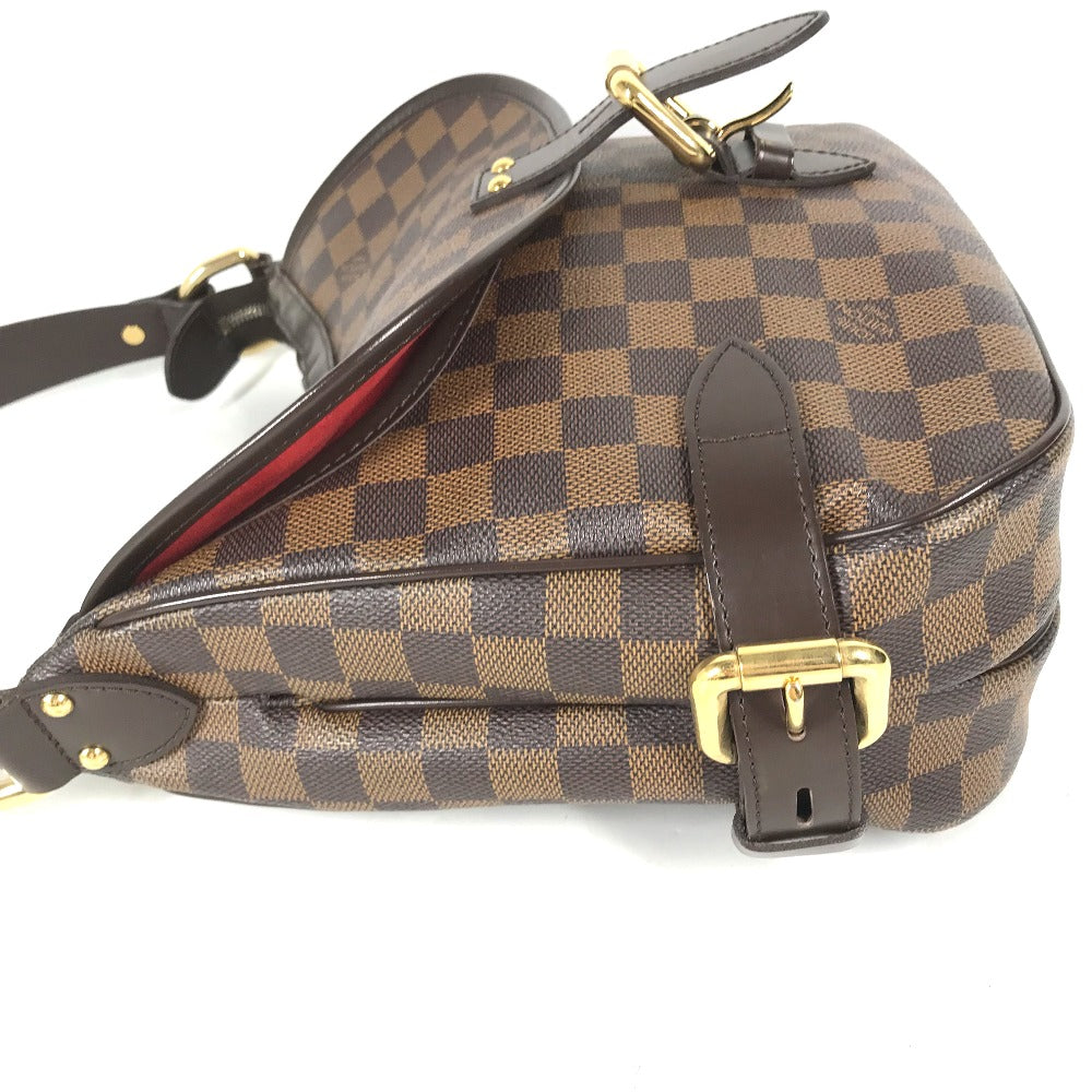 Louis Vuitton Shoulder Bag N51200 Damier Canvas Brown Damier Highbury Women Used Authentic