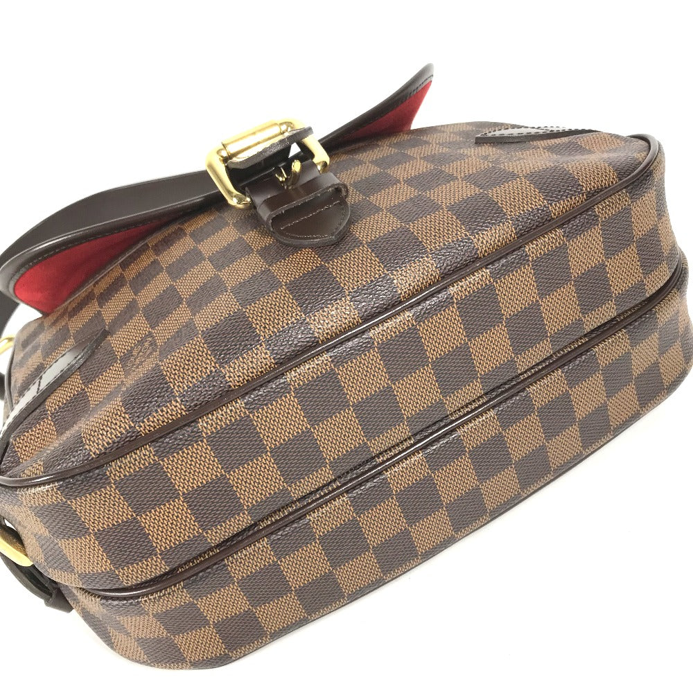 Louis Vuitton Shoulder Bag N51200 Damier Canvas Brown Damier Highbury Women Used Authentic