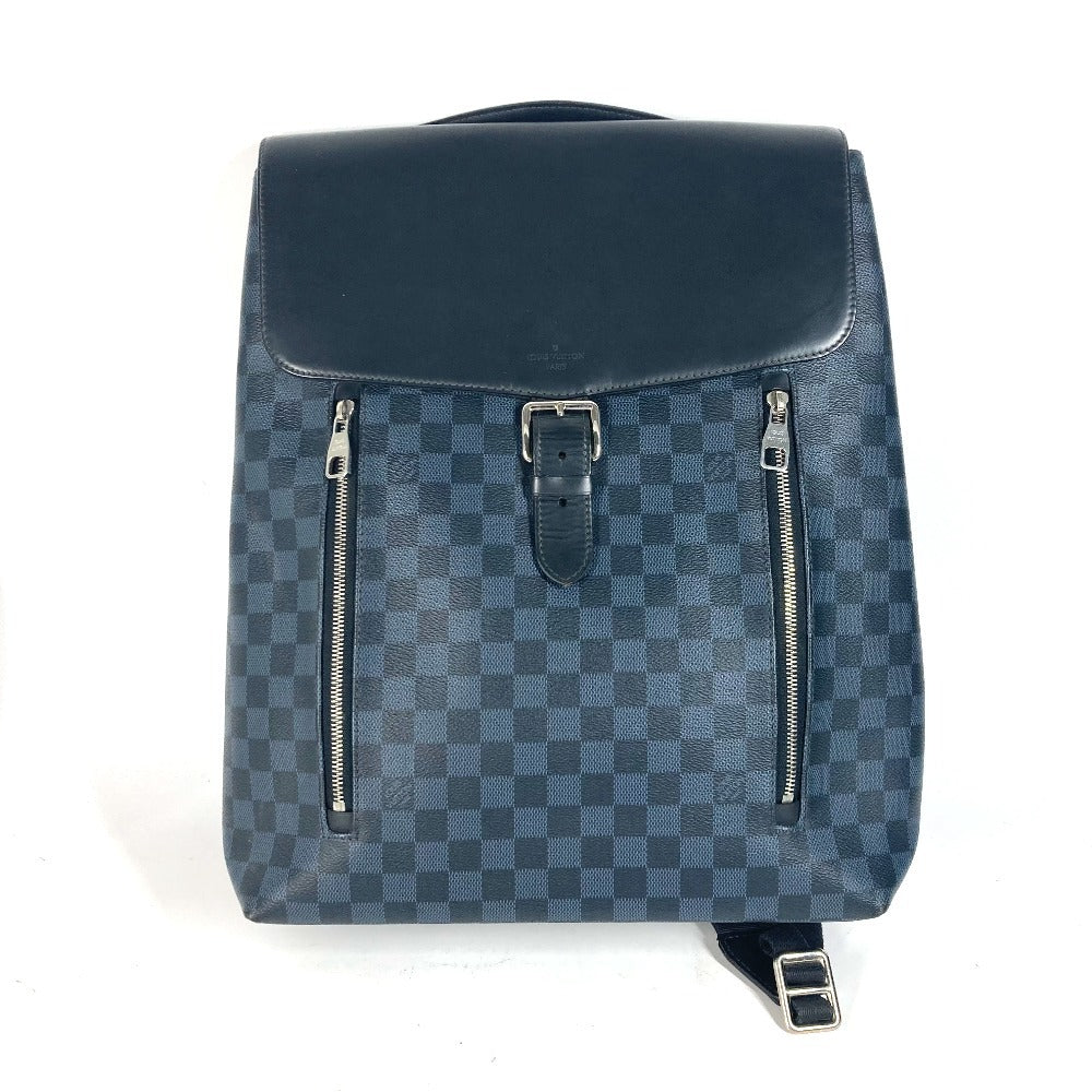 Louis Vuitton Backpack N41586 Damier Cobalt Canvas Navy Damier Cobalt Newport Unisex(unisex) Used Authentic