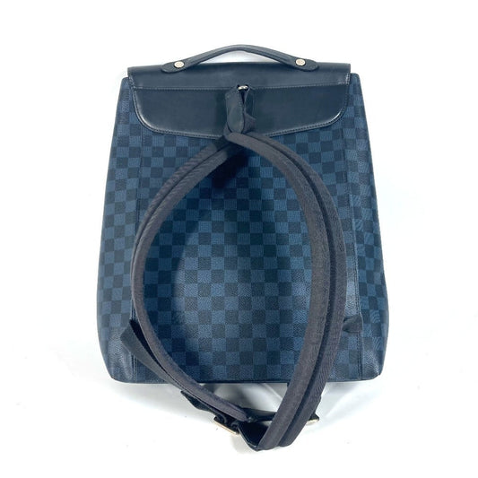 Louis Vuitton Backpack N41586 Damier Cobalt Canvas Navy Damier Cobalt Newport Unisex(unisex) Used Authentic