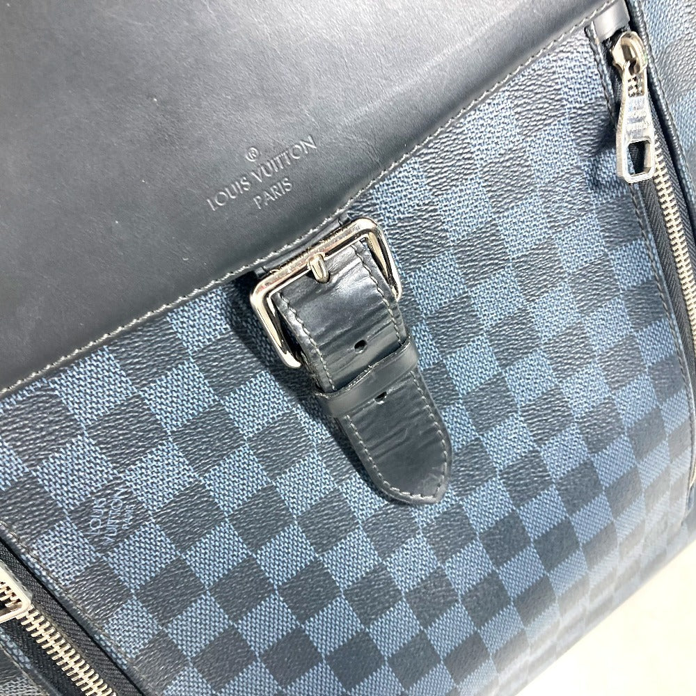 Louis Vuitton Backpack N41586 Damier Cobalt Canvas Navy Damier Cobalt Newport Unisex(unisex) Used Authentic