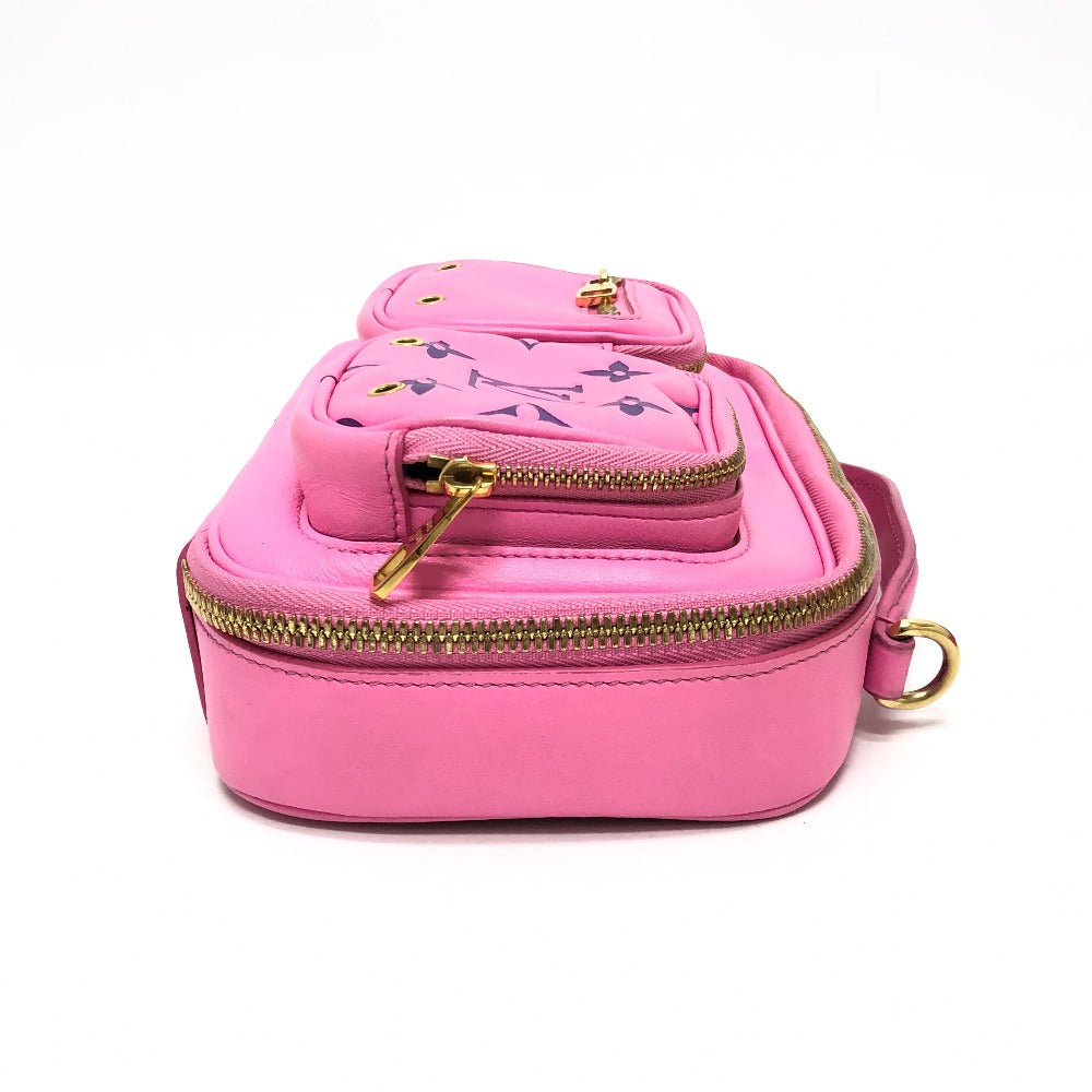 Louis Vuitton Shoulder Bag M59244 Leather Pink Utility Cross Sling Bag