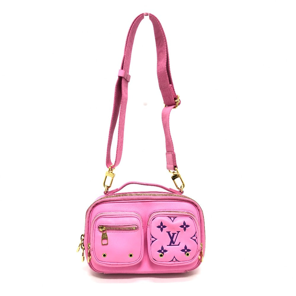 Louis Vuitton Shoulder Bag M59244 Leather Pink Utility Cross Sling Bag