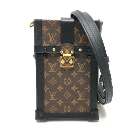 Louis Vuitton Shoulder Bag M63913 Monogram Canvas Brown Monogram Pochette Trunk Vertical