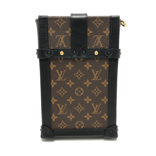 Louis Vuitton Shoulder Bag M63913 Monogram Canvas Brown Monogram Pochette Trunk Vertical