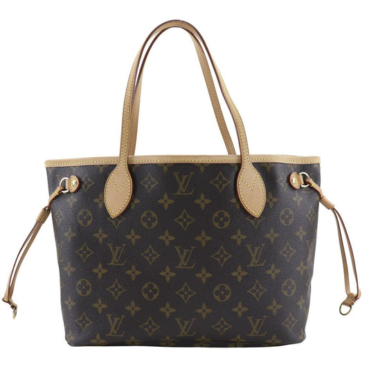 Louis Vuitton Tote Bag M40155 Monogram Canvas Brown Never Full Pm Women Used Authentic