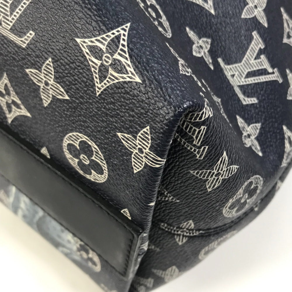 Louis Vuitton Tote Bag M54127 Monogram Savanna Canvas Navy Monogram Savanna Jake And Dinos Chapman