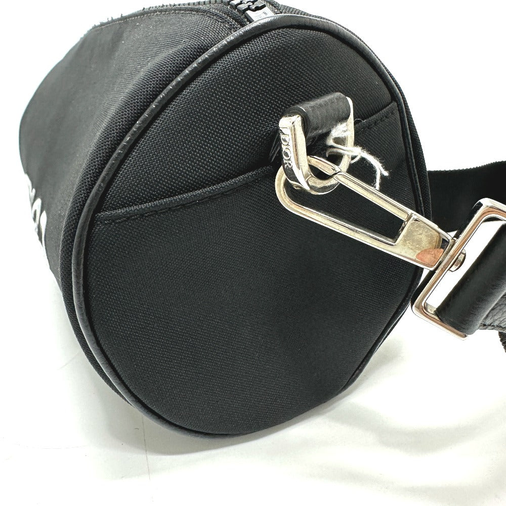 Dior Shoulder Bag Leather / Nylon Black Hajime Sorayama Collaboration Roller Bag