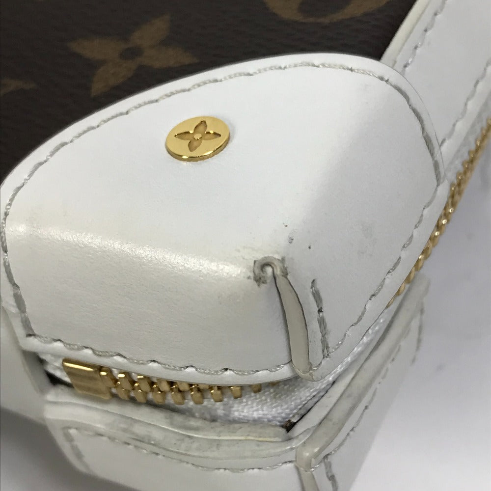 Louis Vuitton Shoulder Bag M80102 Leather, Monogram Canvas White L Vx Nba Soft Trunk Phone Box Mens Used Authentic