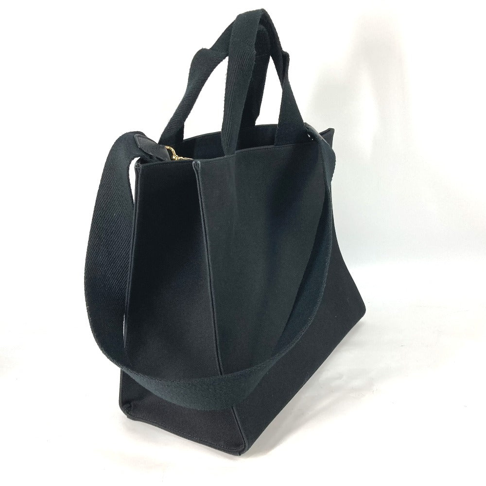 Fendi Shoulder Bag 8 Bh395 Canvas Black Versace Collaboration Fendace Fendace Women Used Authentic