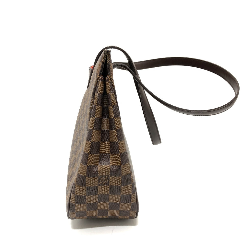 Louis Vuitton Tote Bag N51123 Damier Canvas Brown Parioli Women Used Authentic