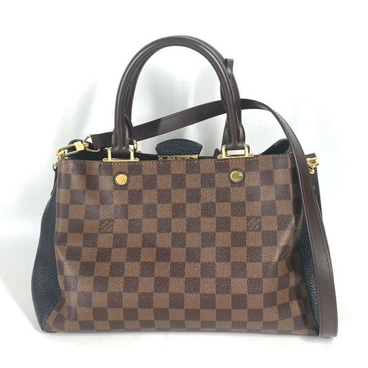 Louis Vuitton Tote Bag N41673 Damier Canvas Brown Damier Brittany Women Used Authentic