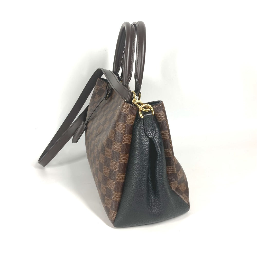 Louis Vuitton Tote Bag N41673 Damier Canvas Brown Damier Brittany Women Used Authentic