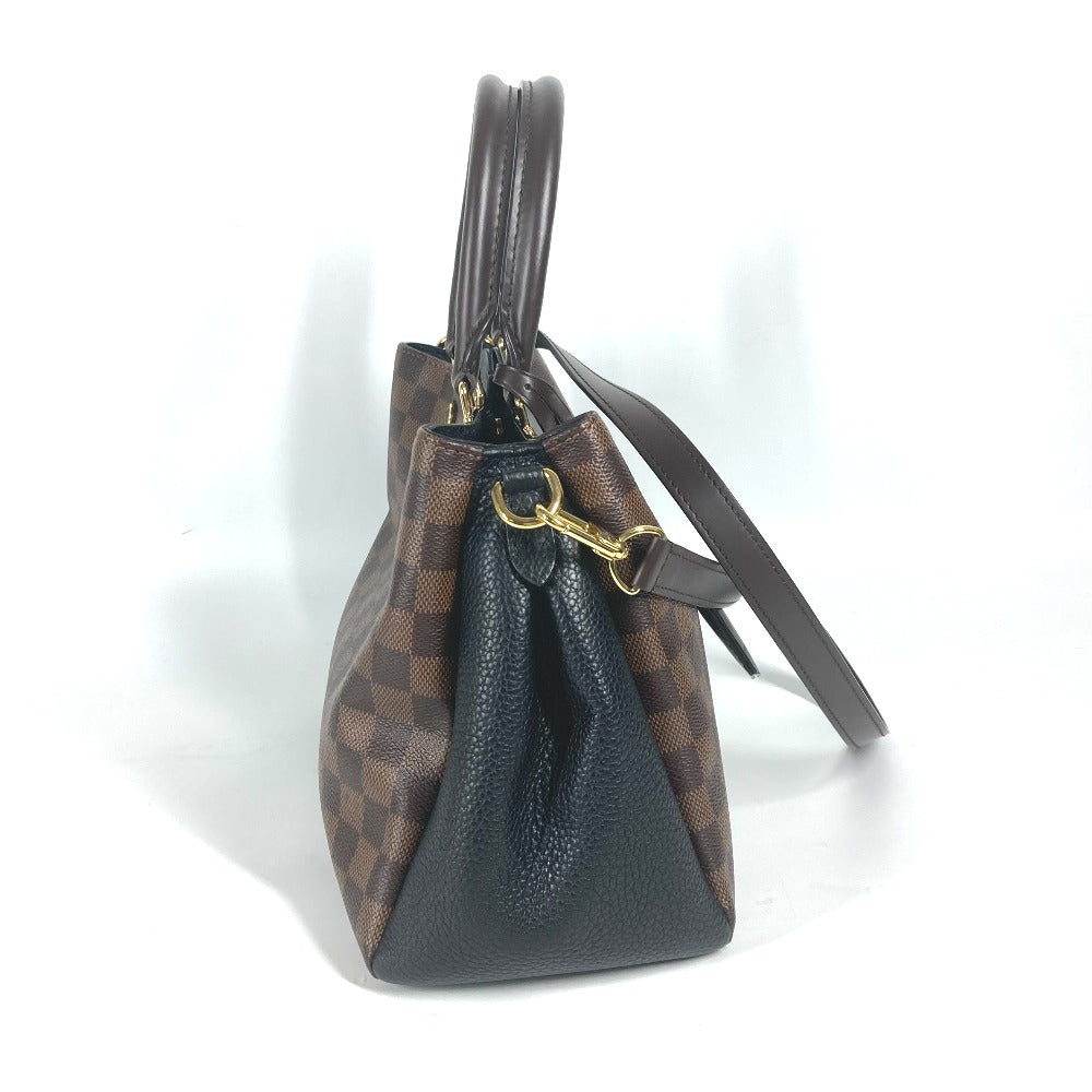 Louis Vuitton Tote Bag N41673 Damier Canvas Brown Damier Brittany Women Used Authentic