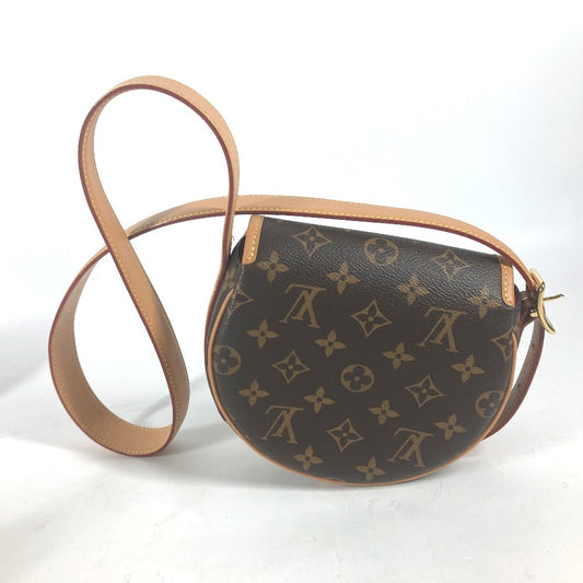 Louis Vuitton Shoulder Bag M44860 Monogram Canvas Brown Monogram Tamburan Women Used Authentic